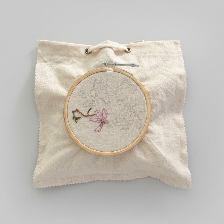 Kit de bordado de pétalos